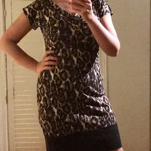 Leopard-print Diane von Furstenberg dress